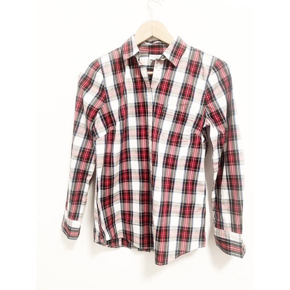 J.Crew Factory - Plaid cotton poplin shirt in signature fit- XS NWT - Picture 3 of 15